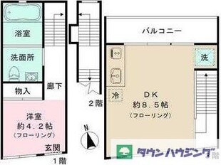 神楽坂薫木荘の物件間取画像